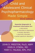 Cover: Child and Adolescent Clinical Psychopharmacology Made Simple - New Harbinger Publications
