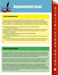 Cover: Argumentative Essay - Dot EDU