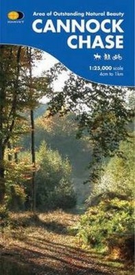 Abbildung von: Cannock Chase - Harvey Map Services Ltd