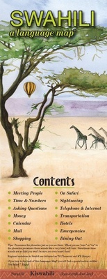 Abbildung von: SWAHILI a Language Map - Bilingual Books Inc.,U.S.