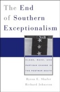 Cover: The End of Southern Exceptionalism - Harvard University Press
