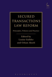 Enlarge image Cover: Secured Transactions Law Reform - Hart Publishing