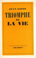 Cover: Triomphe de la vie - Grasset