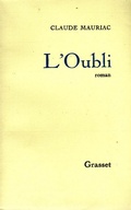 Cover: L'Oubli - Grasset