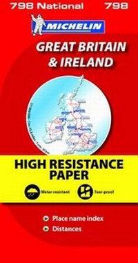 Abbildung von: Great Britain & Ireland High Resistance - Michelin National Map - Michelin Editions des Voyages