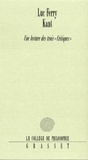 Cover: Kant - Grasset
