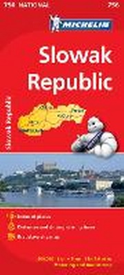 Abbildung von: Slovak Republic - Michelin National Map 756 - Michelin Editions des Voyages
