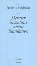 Cover: Dernier inventaire avant liquidation - Grasset