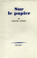Cover: Sur Le Papier - Grasset