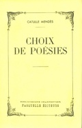 Cover: Choix de Poesies - Grasset