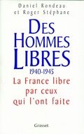 Cover: Des hommes libres - Grasset