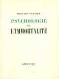 Cover: Psychologie de L'Immortalite - Grasset