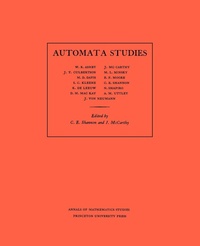 Enlarge image Cover: Automata Studies - Princeton University Press
