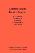 Cover: Contributions to Fourier Analysis - Princeton University Press