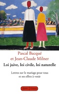 Cover: Loi juive, loi civile, loi naturelle - Grasset
