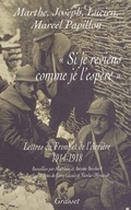 Cover: Si Je Reviens Comme Je L'Espere - Grasset