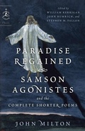 Cover: Paradise Regained, Samson Agonistes, and the Complete Shorter Poems - Modern Library
