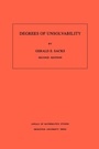 Cover: Degrees of Unsolvability - Princeton University Press