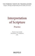 Cover: Interpretation of Scripture - Brepols N.V.