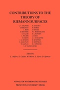 Cover: Contributions to the Theory of Riemann Surfaces - Princeton University Press