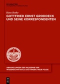 Cover: Gottfried Ernst Groddeck und seine Korrespondenten - De Gruyter Akademie Forschung