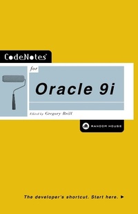 Enlarge image Cover: CodeNotes for Oracle 9i - Random House