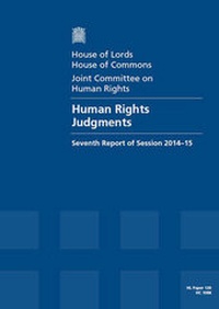 Enlarge image Cover: Human rights judgments - TSO