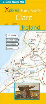 Abbildung von: Xploreit Map of County Clare, Ireland - Fountain Software and Publications Ltd