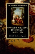 Cover: The Cambridge Companion to Women's Writing in Britain, 1660-1789 - Cambridge University Press