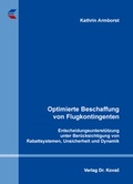 Cover: Optimierte Beschaffung von Flugkontingenten - Kovac, Dr. Verlag