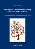 Cover: Strategische Unternehmensf&uuml;hrung im Social Media Zeitalter - Kovac, Dr. Verlag