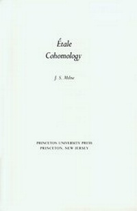 Abbildung von: Etale Cohomology - Princeton University Press