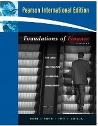 Enlarge image Cover: Foundations of Finance - Pearson