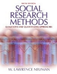 Enlarge image Cover: Social Research Methods - Pearson
