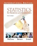 Cover: Statistics for Business and Economics - Pearson