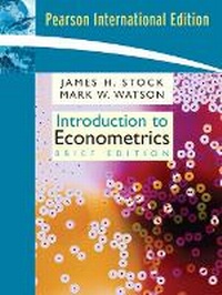 Enlarge image Cover: Introduction to Econometrics, Brief Edition - Pearson
