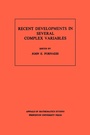 Cover: Recent Developments in Several Complex Variables - Princeton University Press