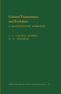 Cover: Cultural Transmission and Evolution - Princeton University Press