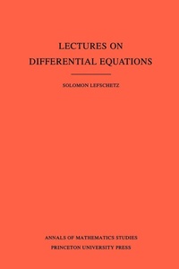 Enlarge image Cover: Lectures on Differential Equations - Princeton University Press