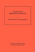 Cover: Calculus on Heisenberg Manifolds - Princeton University Press