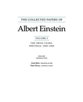 Cover: The Collected Papers of Albert Einstein, Volume 2 (English) - Princeton University Press