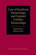 Cover: Law of Insolvent Partnerships and Limited Liability Partnerships - Wildy, Simmonds and Hill Publishing