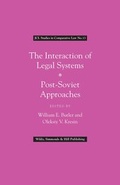 Cover: The Interaction of Legal Systems - Wildy, Simmonds and Hill Publishing