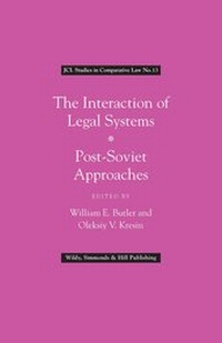 Enlarge image Cover: The Interaction of Legal Systems - Wildy, Simmonds and Hill Publishing