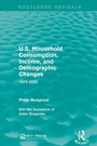Cover: U.S. Household Consumption, Income, and Demographic Changes - Routledge