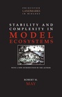 Cover: Stability and Complexity in Model Ecosystems - Princeton University Press