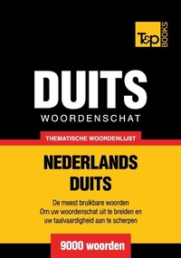 Abbildung von: Thematische woordenschat Nederlands-Duits - 9000 woorden - T&p Books