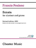 Cover: Sonata For Clarinet And Piano - Chester Music