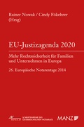 Cover: EU-Justizagenda 2020 - Manz