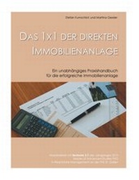 Abbildung von: Das 1x1 der direkten Immobilienanlage - BoD - Books on Demand